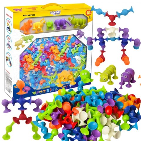 WOOPIE Klocki Konstrukcyjne z Przyssawkami - Zwariowane Zwierzaki WOOPIE Klocki Konstrukcyjne z Przyssawkami - Zwariowane Zwierzaki