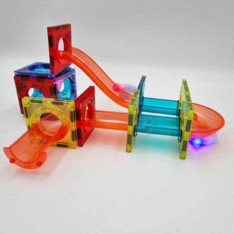WOOPIE Klocki Magnetyczne Tor Kulkowy Świetlny 49 el. WOOPIE Klocki Magnetyczne Tor Kulkowy Świetlny 49 el.