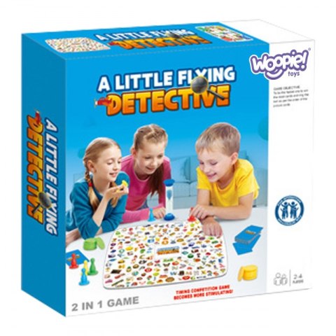 WOOPIE Gra Planszowa 2w1 Mały Detektyw + Chińczyk WOOPIE Gra Planszowa 2w1 Mały Detektyw + Chińczyk