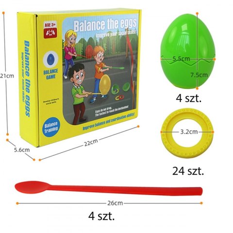 WOOPIE Gra Zręcznościowa Balansujące Jajka WOOPIE Gra Zręcznościowa Balansujące Jajka