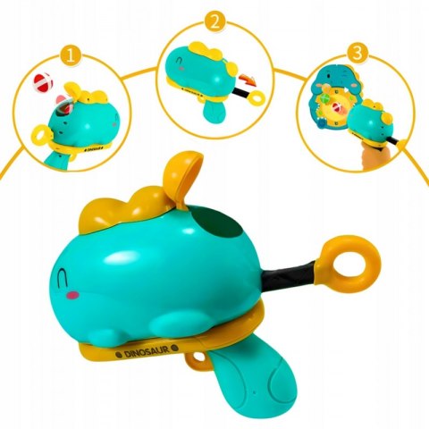 WOOPIE Gra w Rzutki Pistolet Dinozaur na Kulki Rzepy Tarcza Punkty Strzelanie WOOPIE Gra w Rzutki Pistolet Dinozaur na Kulki Rzepy Tarcza Punkty Strzelanie