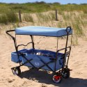 AXI Składany Wózek Plażowy z Dachem Hamulcem i Torbą 80Kg AXI Składany Wózek Plażowy z Dachem Hamulcem i Torbą 80Kg