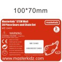 Koła Zębate Zbuduj Własny Mechanizm - Tablica Naukowo-Kreatywna Masterkidz STEM Koła Zębate Zbuduj Własny Mechanizm - Tablica Naukowo-Kreatywna Masterkidz STEM