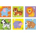 Viga Drewniana układanka Zoo Puzzle 4 klocki Viga Drewniana układanka Zoo Puzzle 4 klocki