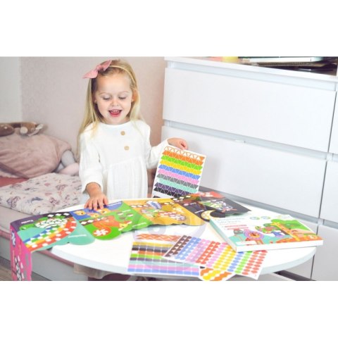 WOOPIE ART&FUN Naklejki Zestaw Dopasuj Kształty i Kolory Wyklejanka Zwierzątka 504 el. WOOPIE ART&FUN Naklejki Zestaw Dopasuj Kształty i Kolory Wyklejanka Zwierzątka 504 el.