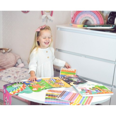 WOOPIE ART&FUN Naklejki Zestaw Dopasuj Kształty i Kolory Wyklejanka Zwierzątka 504 el. WOOPIE ART&FUN Naklejki Zestaw Dopasuj Kształty i Kolory Wyklejanka Zwierzątka 504 el.