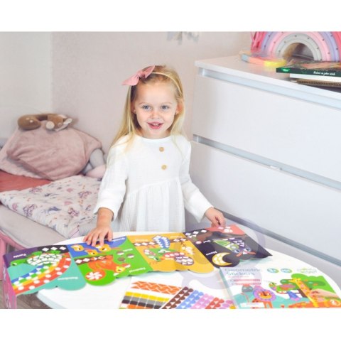 WOOPIE ART&FUN Naklejki Zestaw Dopasuj Kształty i Kolory Wyklejanka Zwierzątka 504 el. WOOPIE ART&FUN Naklejki Zestaw Dopasuj Kształty i Kolory Wyklejanka Zwierzątka 504 el.