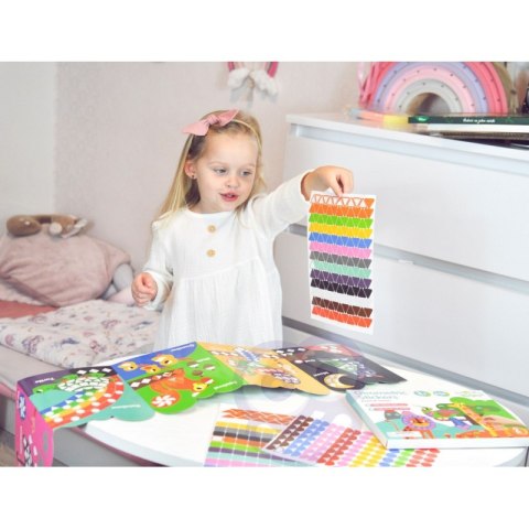 WOOPIE ART&FUN Naklejki Zestaw Dopasuj Kształty i Kolory Wyklejanka Zwierzątka 504 el. WOOPIE ART&FUN Naklejki Zestaw Dopasuj Kształty i Kolory Wyklejanka Zwierzątka 504 el.