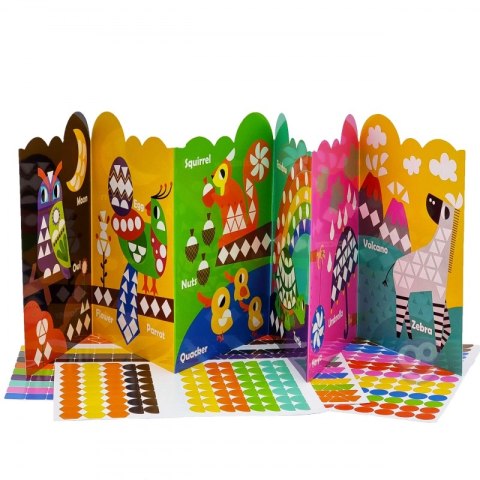 WOOPIE ART&FUN Naklejki Zestaw Dopasuj Kształty i Kolory Wyklejanka Zwierzątka 504 el. WOOPIE ART&FUN Naklejki Zestaw Dopasuj Kształty i Kolory Wyklejanka Zwierzątka 504 el.