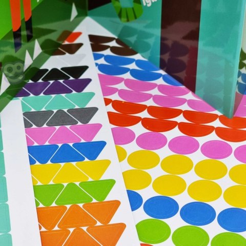 WOOPIE ART&FUN Naklejki Zestaw Dopasuj Kształty i Kolory Wyklejanka Zwierzątka 504 el. WOOPIE ART&FUN Naklejki Zestaw Dopasuj Kształty i Kolory Wyklejanka Zwierzątka 504 el.