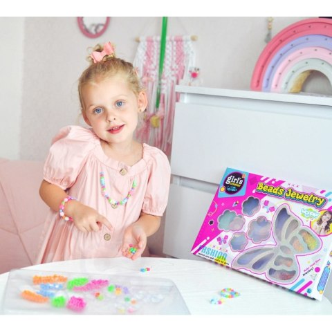 WOOPIE ART&FUN Zestaw do Robienia Biżuterii Bransoletek Wisiorków Pierścionków Kolczyków z Motylkami WOOPIE ART&FUN Zestaw do Robienia Biżuterii Bransoletek Wisiorków Pierścionków Kolczyków z Motylkami