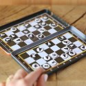 WOOPIE IQ Gra Szachy Warcaby Magnetyczne 2w1 Podróżna Kieszonkowa WOOPIE IQ Gra Szachy Warcaby Magnetyczne 2w1 Podróżna Kieszonkowa