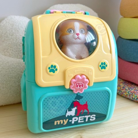 WOOPIE Kotek Przenośny Salon Piękności 2w1 w Plecaku Transporter WOOPIE Kotek Przenośny Salon Piękności 2w1 w Plecaku Transporter