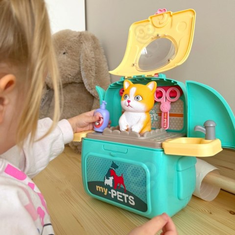 WOOPIE Kotek Przenośny Salon Piękności 2w1 w Plecaku Transporter WOOPIE Kotek Przenośny Salon Piękności 2w1 w Plecaku Transporter