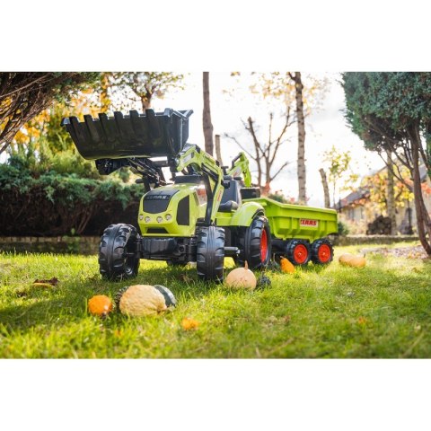 FALK Traktor CLAAS na Pedały z Przyczepą, Łyżką i Spychaczem od 3 Lat FALK Traktor CLAAS na Pedały z Przyczepą, Łyżką i Spychaczem od 3 Lat