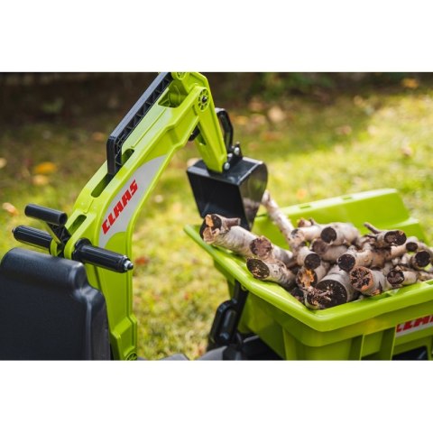FALK Traktor CLAAS na Pedały z Przyczepą, Łyżką i Spychaczem od 3 Lat FALK Traktor CLAAS na Pedały z Przyczepą, Łyżką i Spychaczem od 3 Lat