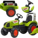 FALK Traktor na Pedały Claas Duży z Przyczepką od 3 lat FALK Traktor na Pedały Claas Duży z Przyczepką od 3 lat
