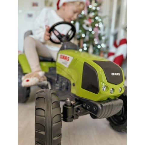 FALK Traktor na Pedały Claas Duży z Przyczepką od 3 lat FALK Traktor na Pedały Claas Duży z Przyczepką od 3 lat