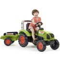 FALK Traktor na Pedały Claas Duży z Przyczepką od 3 lat FALK Traktor na Pedały Claas Duży z Przyczepką od 3 lat