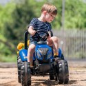 FALK Traktor na Pedały New Holland Duży z Przyczepką od 3 lat FALK Traktor na Pedały New Holland Duży z Przyczepką od 3 lat