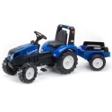 FALK Traktor na Pedały New Holland Duży z Przyczepką od 3 lat FALK Traktor na Pedały New Holland Duży z Przyczepką od 3 lat