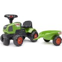 FALK Traktorek Baby Claas Axos 310 Zielony z Przyczepką od 1 roku FALK Traktorek Baby Claas Axos 310 Zielony z Przyczepką od 1 roku