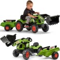 Falk Traktor Claas z Przyczepą i Łyżką na pedały Falk Traktor Claas z Przyczepą i Łyżką na pedały