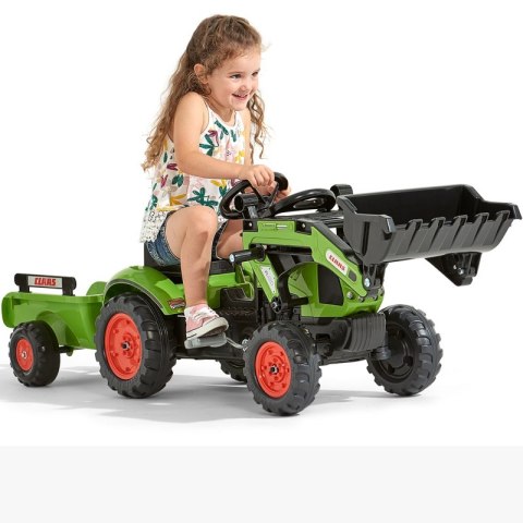 Falk Traktor Claas z Przyczepą i Łyżką na pedały Falk Traktor Claas z Przyczepą i Łyżką na pedały