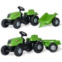 ROLLY TOYS rollyKid NH T 7040 Traktor na Pedały z przyczepką Jasno-zielony ROLLY TOYS rollyKid NH T 7040 Traktor na Pedały z przyczepką Jasno-zielony