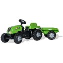 ROLLY TOYS rollyKid NH T 7040 Traktor na Pedały z przyczepką Jasno-zielony ROLLY TOYS rollyKid NH T 7040 Traktor na Pedały z przyczepką Jasno-zielony