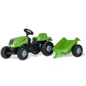 ROLLY TOYS rollyKid NH T 7040 Traktor na Pedały z przyczepką Jasno-zielony ROLLY TOYS rollyKid NH T 7040 Traktor na Pedały z przyczepką Jasno-zielony