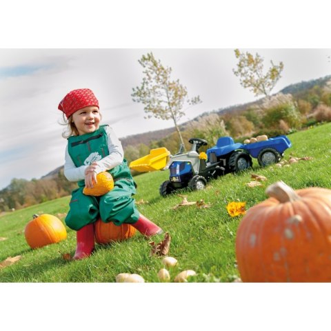 Rolly Toys rollyKid-X New Holland rollyKid Traktor z łyżką i przyczepką Niebieski Rolly Toys rollyKid-X New Holland rollyKid Traktor z łyżką i przyczepką Niebieski
