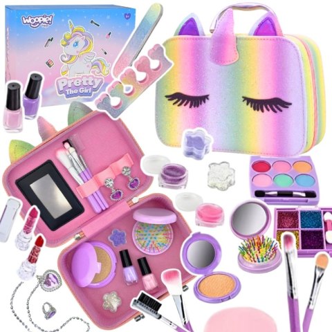 WOOPIE ART&FUN Zestaw do Makijażu Kosmetyczka w Kuferku 27 el. XXL SPA WOOPIE ART&FUN Zestaw do Makijażu Kosmetyczka w Kuferku 27 el. XXL SPA
