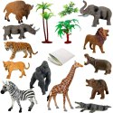 WOOPIE Large Wild Animal Figures Set + Mat and Accessories 23 el. WOOPIE Large Wild Animal Figures Set + Mat and Accessories 23 el.