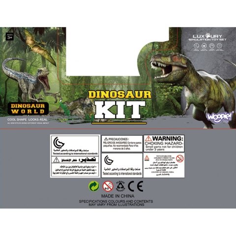 WOOPIE Zestaw Figurki Dinozaury 16 el. + Mata + Kuferek WOOPIE Zestaw Figurki Dinozaury 16 el. + Mata + Kuferek