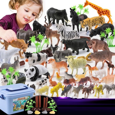 WOOPIE Zestaw Figurki Zwierzęta XXL 58 szt. WOOPIE Zestaw Figurki Zwierzęta XXL 58 szt.