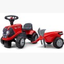 FALK Jeździk Traktorek Baby Case IH Ride-On Czerwony z Przyczepką + akc. od 12 miesięcy FALK Jeździk Traktorek Baby Case IH Ride-On Czerwony z Przyczepką + akc. od 12 miesięcy