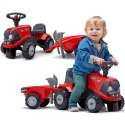 FALK Jeździk Traktorek Baby Case IH Ride-On Czerwony z Przyczepką + akc. od 12 miesięcy FALK Jeździk Traktorek Baby Case IH Ride-On Czerwony z Przyczepką + akc. od 12 miesięcy