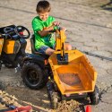 FALK Traktor Case IH Backhoe Pomarańczowy z Przyczepką Ruchoma Łyżka od 3 Lat FALK Traktor Case IH Backhoe Pomarańczowy z Przyczepką Ruchoma Łyżka od 3 Lat