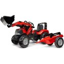 FALK Traktor Case na Pedały z Łyżką i Przyczepką Czerwony od 3 Lat FALK Traktor Case na Pedały z Łyżką i Przyczepką Czerwony od 3 Lat