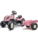 FALK Traktor Country Star Różowy na Pedały + Przyczepka i Klakson od 2 Lat. FALK Traktor Country Star Różowy na Pedały + Przyczepka i Klakson od 2 Lat.