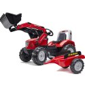 FALK Traktor Mc Cormick Czerwony na Pedały z Przyczepką od 3 Lat FALK Traktor Mc Cormick Czerwony na Pedały z Przyczepką od 3 Lat