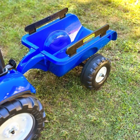 FALK Traktor na Pedały New Holland Duży z Przyczepką + Otwierana Maska od 2 lat FALK Traktor na Pedały New Holland Duży z Przyczepką + Otwierana Maska od 2 lat