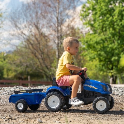 FALK Traktor na Pedały New Holland Duży z Przyczepką + Otwierana Maska od 2 lat FALK Traktor na Pedały New Holland Duży z Przyczepką + Otwierana Maska od 2 lat