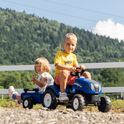 FALK Traktor na Pedały New Holland Duży z Przyczepką + Otwierana Maska od 2 lat FALK Traktor na Pedały New Holland Duży z Przyczepką + Otwierana Maska od 2 lat
