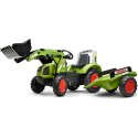 FALK Traktor na Pedały z Łyżką i Przyczepką Zielony CLAAS od 3 Lat FALK Traktor na Pedały z Łyżką i Przyczepką Zielony CLAAS od 3 Lat