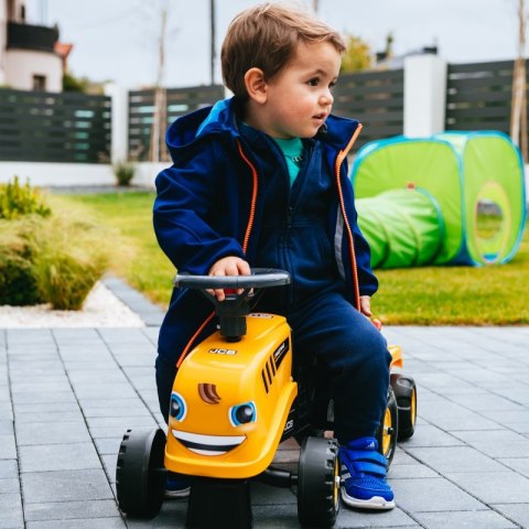 FALK Traktorek JCB Pomarańćzowy z Przyczepką od 1 roku FALK Traktorek JCB Pomarańćzowy z Przyczepką od 1 roku