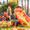 FALK Traktorek Kubota Pomarańczowy z Przyczepką od 3 Lat FALK Traktorek Kubota Pomarańczowy z Przyczepką od 3 Lat