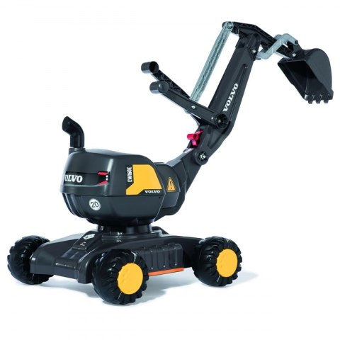 Rolly Toys Volvo rollyDigger Koparka Samobieżna - Jeździk obrotowy czarny Rolly Toys Volvo rollyDigger Koparka Samobieżna - Jeździk obrotowy czarny