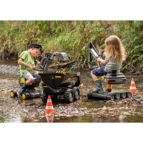 Rolly Toys Volvo rollyDigger Koparka Samobieżna - Jeździk obrotowy czarny Rolly Toys Volvo rollyDigger Koparka Samobieżna - Jeździk obrotowy czarny